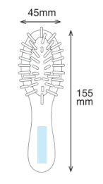 【特注】木製ヘアブラシ　SUS Wooden Hair Brush