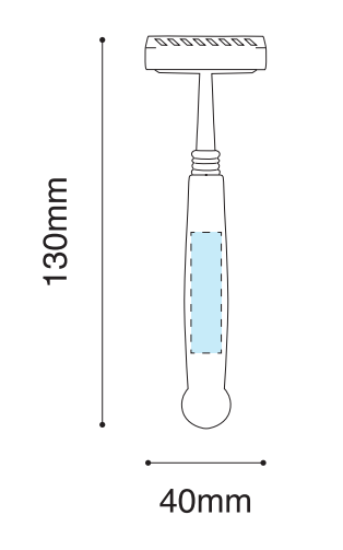 【特注】5枚刃竹カミソリ　SUS Bamboo Razor-5 Blade-