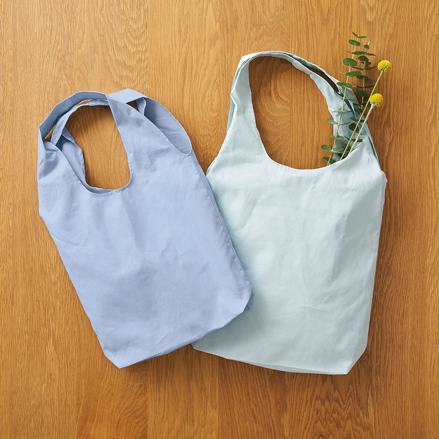 厚手コットンショルダーハンドルトート（M）　カラー
