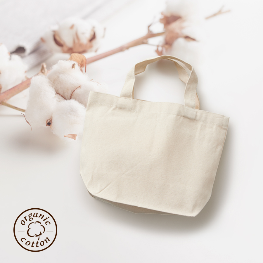 オーガニックコットンキャンバストート（S）　ナチュラル