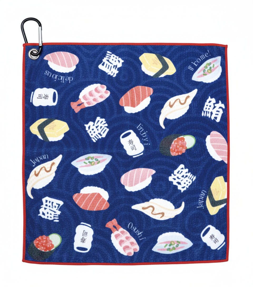 くっつくタオル