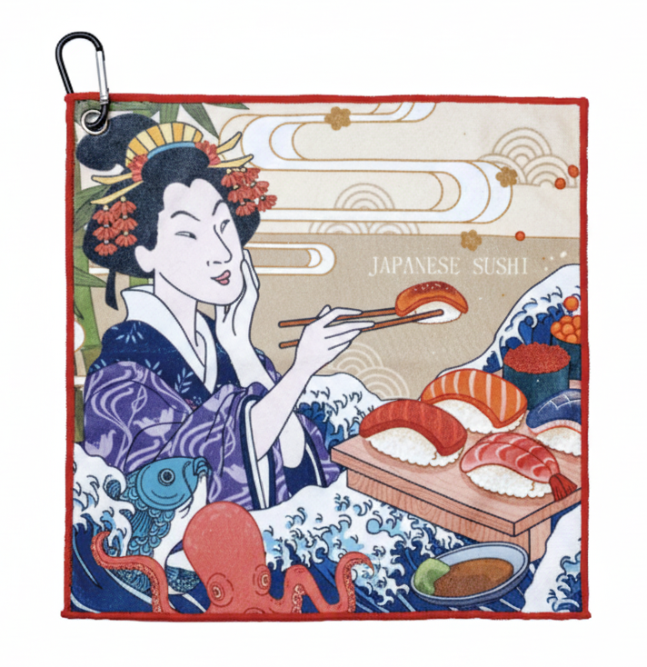 くっつくタオル