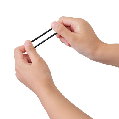 ヘアゴム（袋タイプ）　SUS Hair Ring -Bag Type-