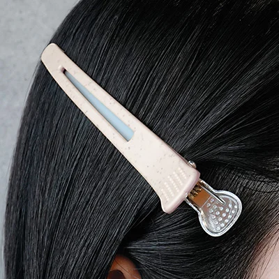 【特注】麦わら配合 ヘアクリップ　SUS Hair Clip