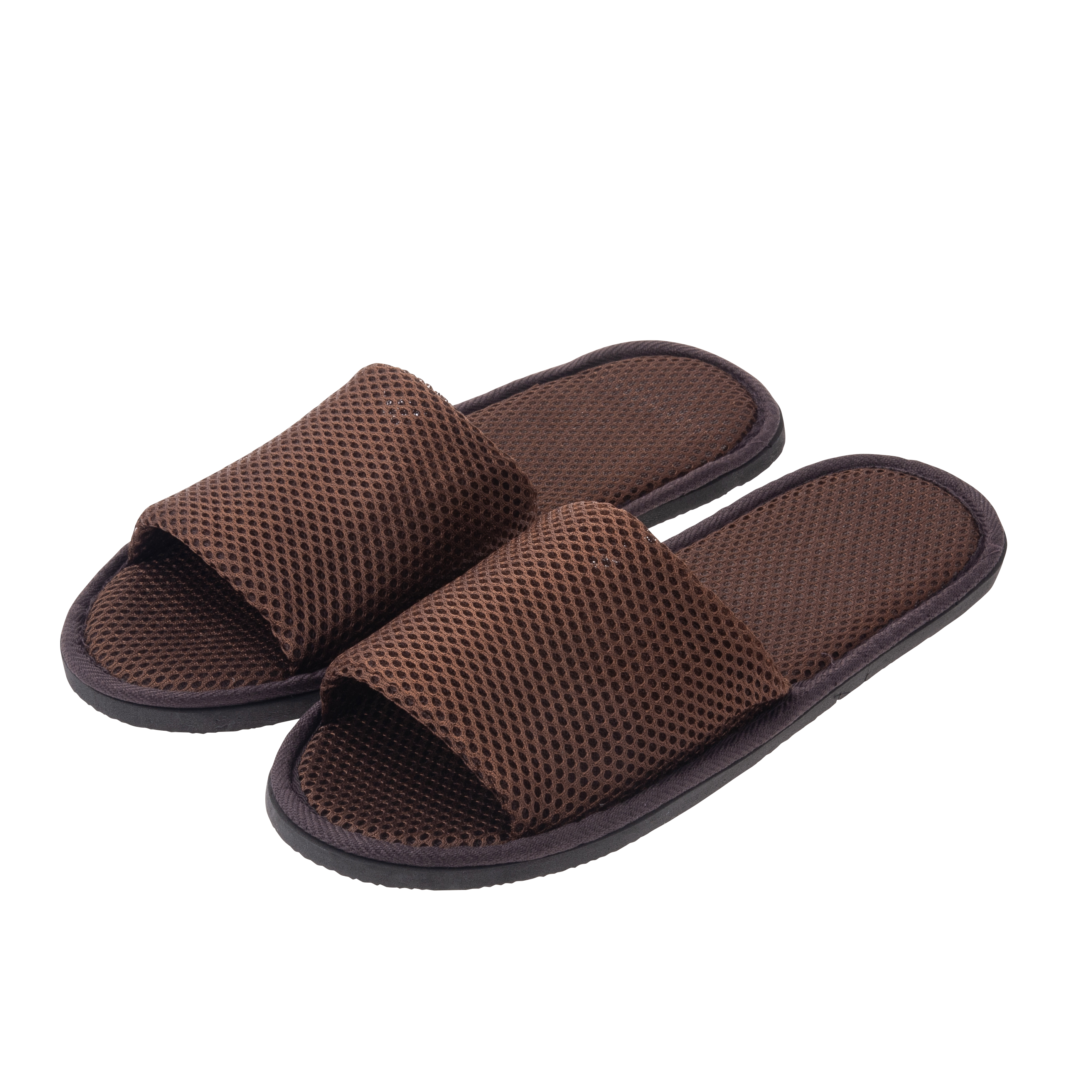 ウォッシャブルスリッパ（茶）　SUS Washable Mesh Slippers -Brown-