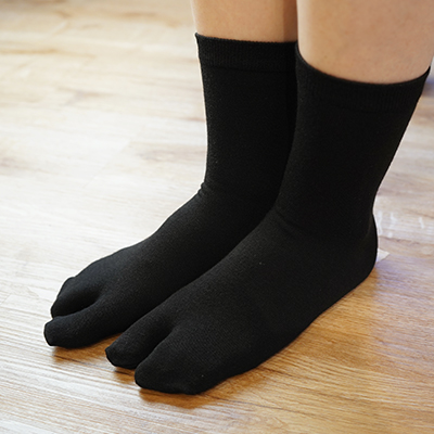 【特注】コットン足袋（黒）　SUS Cotton Japanese Socks -Black-