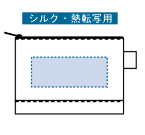 フェアトレードコットンキャンバスフラットポーチ（S）