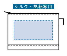フェアトレードコットンキャンバスフラットポーチ（M）　ナチュラル