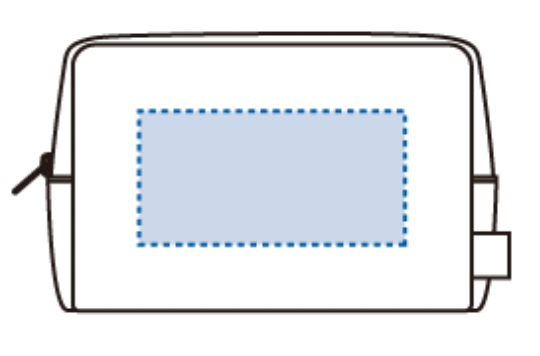 オーガニックコットンキャンバスファスナーポーチ　ナチュラル