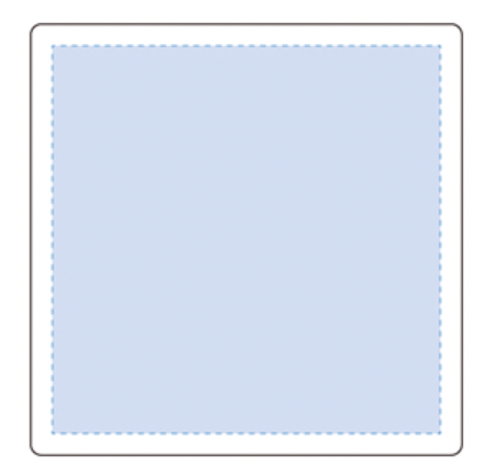 白雲石入り吸水コースター　スクエア