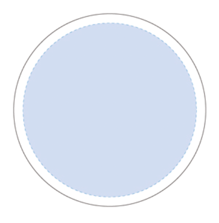 白雲石入り吸水コースター　ラウンド