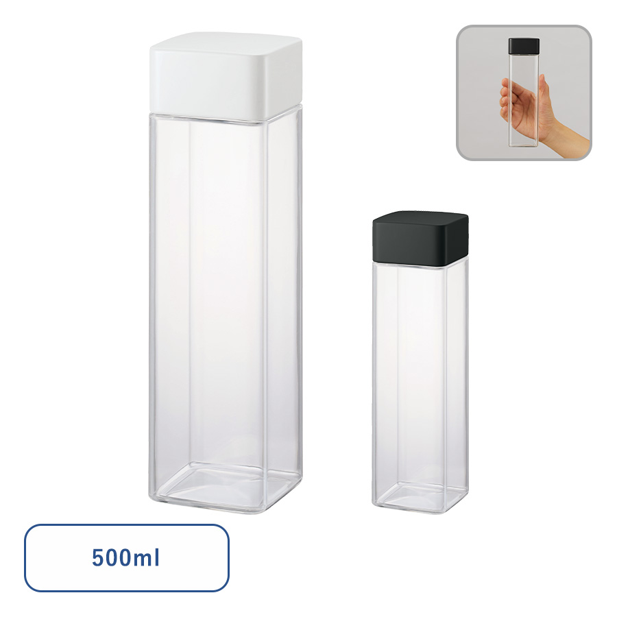 スクエアクリアボトル