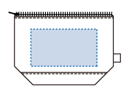 オーガニックコットンキャンバスデイリーポーチ（M）　ナイトブラック
