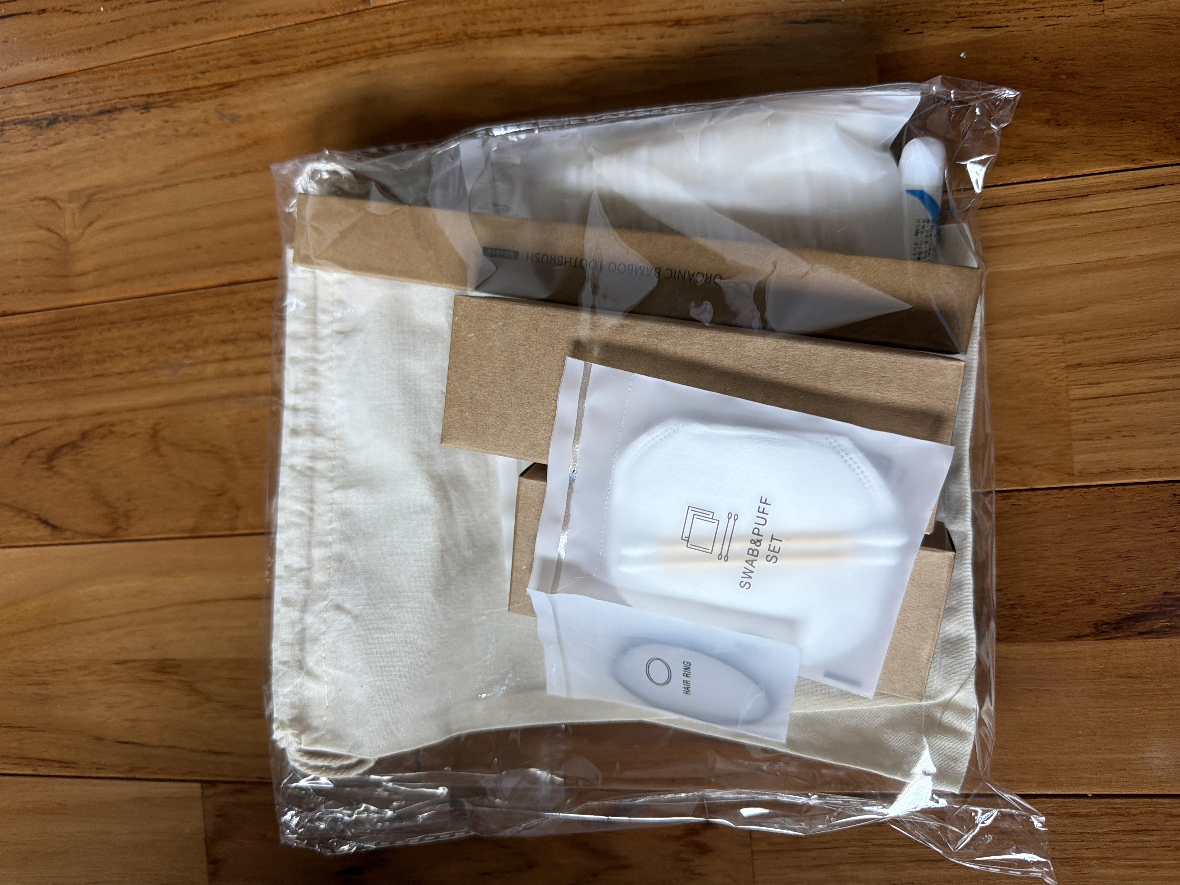 竹綿棒＆コットンセット （袋タイプ）　SUS Swab&Puff set -Bag Type-